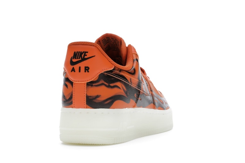 Nike Air Force 1 Low Orange Skeleton Halloween (2020)