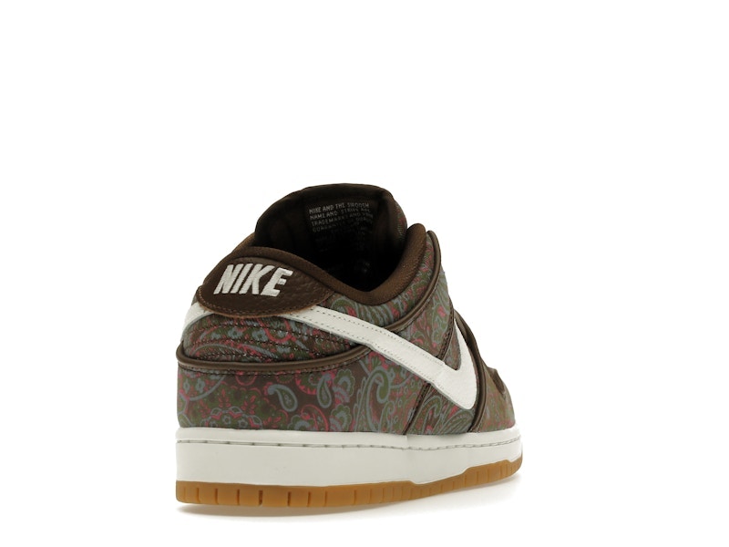 Nike Sb Dunk Low Pro Paisley Brown - Brown/Muli-Color-White-Gum - DH7534-200 - 30