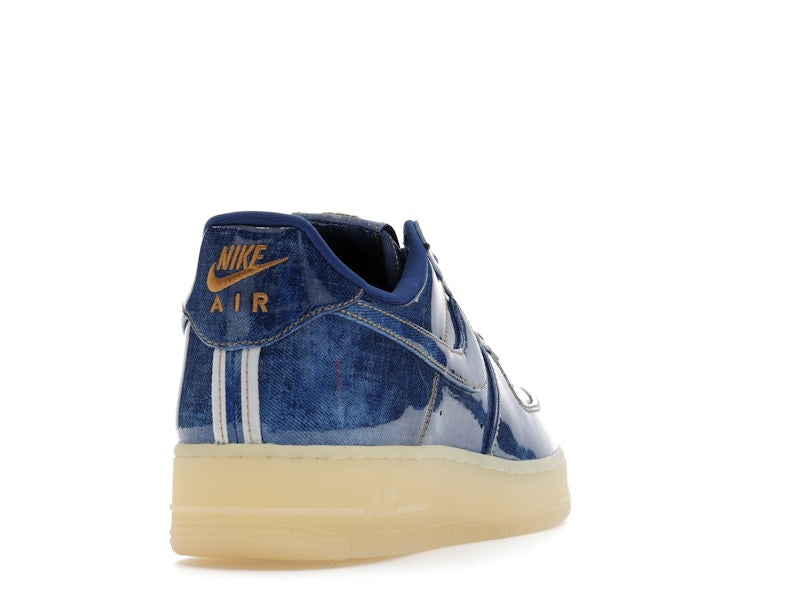 Nike Air Force 1 Low Patent Denim - Coastal Blue/Natural/Flax/Coastal Blue - IM5757-400 - 30