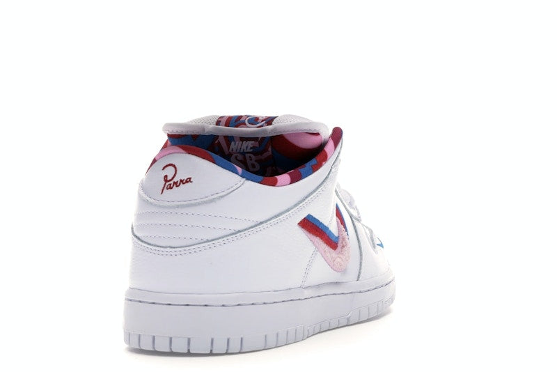 Nike Sb Dunk Low Parra - White/Red-Pink - CN4504-100 - 30
