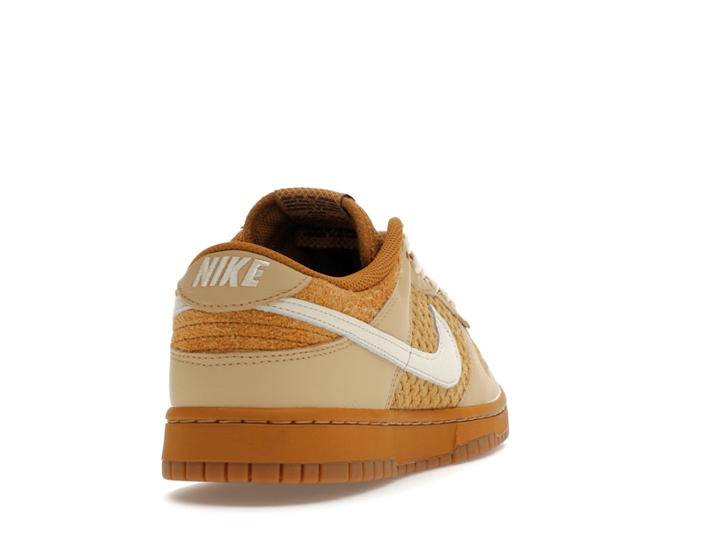 Nike Dunk Low Waffle - Wheat/Coconut Milk/Sesame/Black/Total Orange - FZ4041-744 - 30