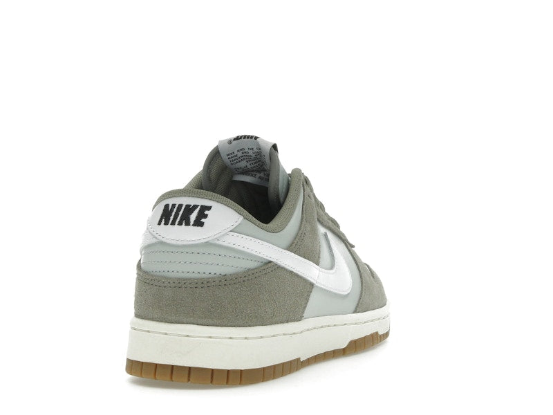 Nike Dunk Low Retro SE Light Silver Light Army Sail White, vista a 360 gradi 30 di 36