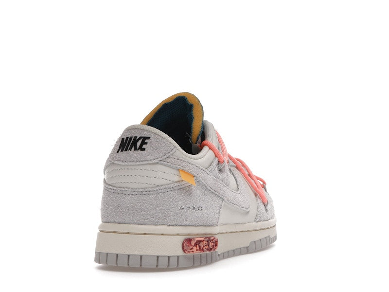 Nike Dunk Low Off White Lot 19 - Sail/Neutral Grey-Orange Pulse - DJ0950-119 - 30