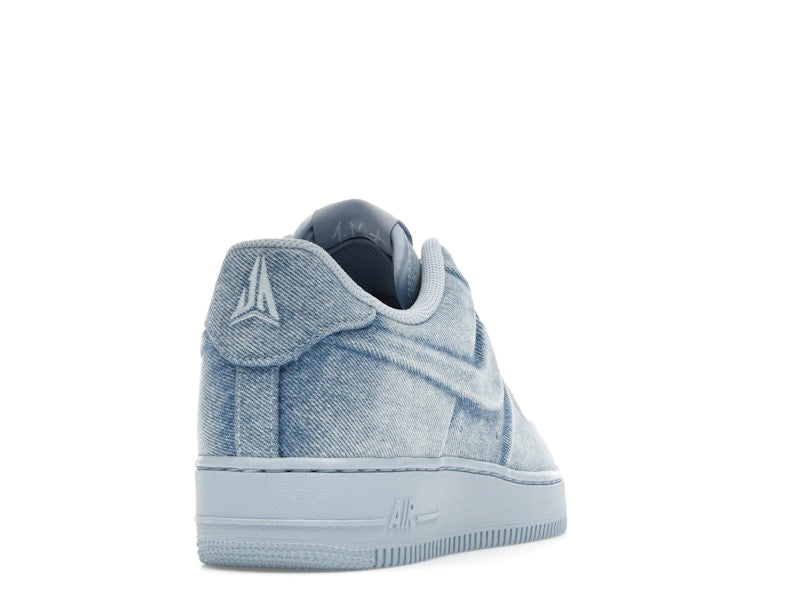 Nike Air Force 1 Low Ja Morant Denim Light Armory Blue - Light Armory Blue/White/Metallic Silver - IQ9773-400 - 30