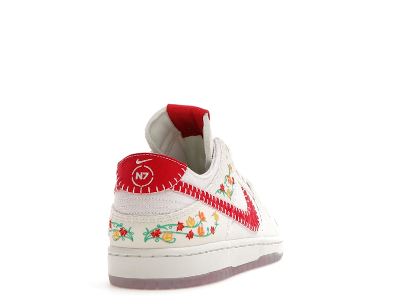 Nike SB Dunk Low Decon N7 Opti Yellow University Red - Opti Yellow/University Red-Bright Crimson-Stadium Green-Team Orange-Sail - FD6951-700 - 30