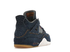 Air Jordan 4 Retro Levis Denim - Denim/Denim-Sail-Game Red - AO2571-401 - 31