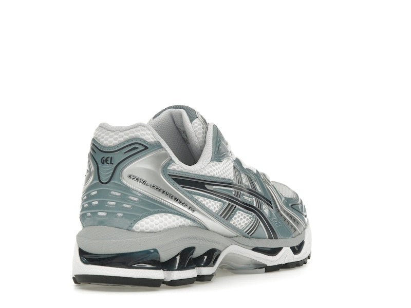Asics Gel-Kayano 14 White Fjord Grey, vista a 360 gradi 31 di 36