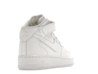 Nike Air Force 1 Mid Triple White (W) - White/White-White - DD9625-100/366731-100 - 31