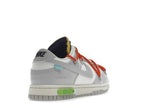 Nike Dunk Low Off White Lot 23 - Sail/Neutral Grey-Habanero Red - DM1602-126 - 31