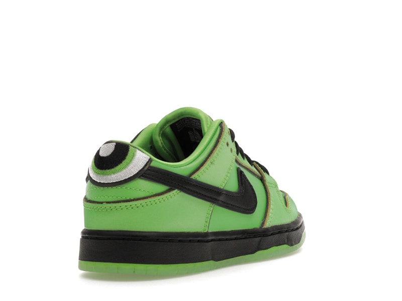 Nike Sb Dunk Low The Powerpuff Girls Buttercup (PS) - Mean Green/Black/Lotus Pink - FZ8832-300 - 31