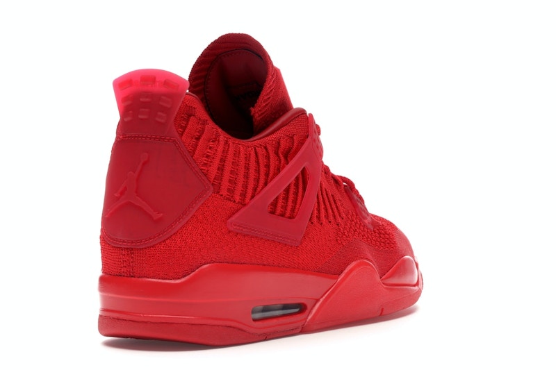 Air Jordan 4 Retro Flyknit Red - University Red/Black-University Red - AQ3559-600 - 31
