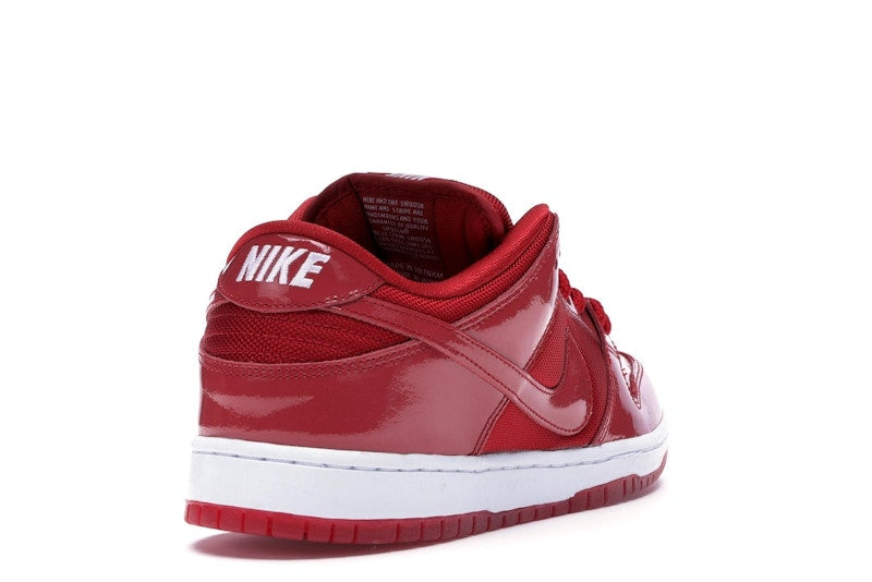 Nike Dunk Sb Low Red Patent Leather - Varsity Red/White-Varsity Red - 304292-616 - 31