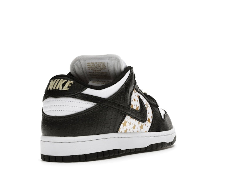 Nike SB Dunk Low Supreme Black, vista a 360 gradi 31 di 36