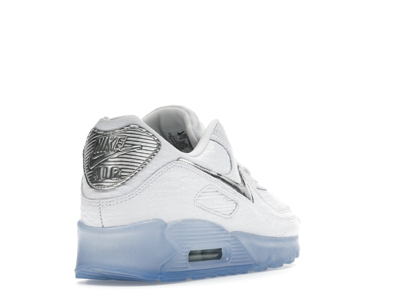 Nike Air Max 90 Terrascape White Croc Blue Tint - White/Blue Tint/Pure Platinum/Chrome - IU3638-100 - 31