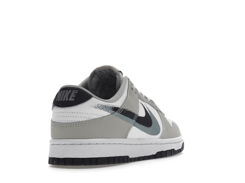 Nike Dunk Low Stencil Swoosh - White/Light Stone/Black - FD0661-100 - 31