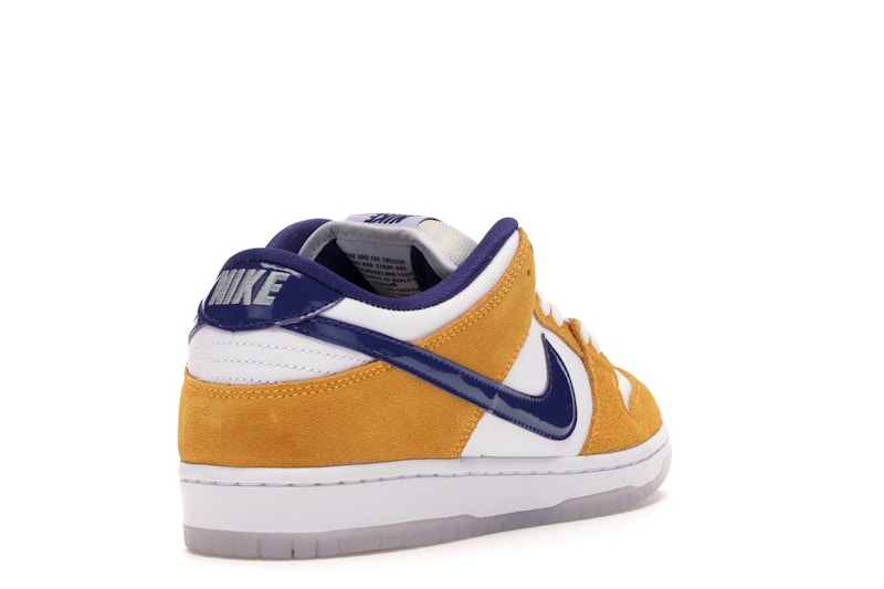 Nike SB Dunk Low Laser Orange - White/Regency Purple-Laser Orange - BQ6817-800 - 31