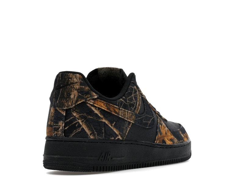 Nike Air Force 1 Low Realtree Black Camo - Off Noir/Multi-Color/Gum Yellow - IH1221-001 - 31