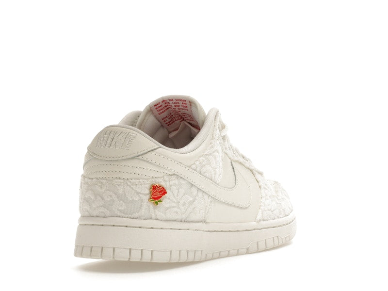 Nike Dunk Low Give Her Flowers Womens - Sail/University Red-Medium Soft Pink - FZ3775-133 - 31