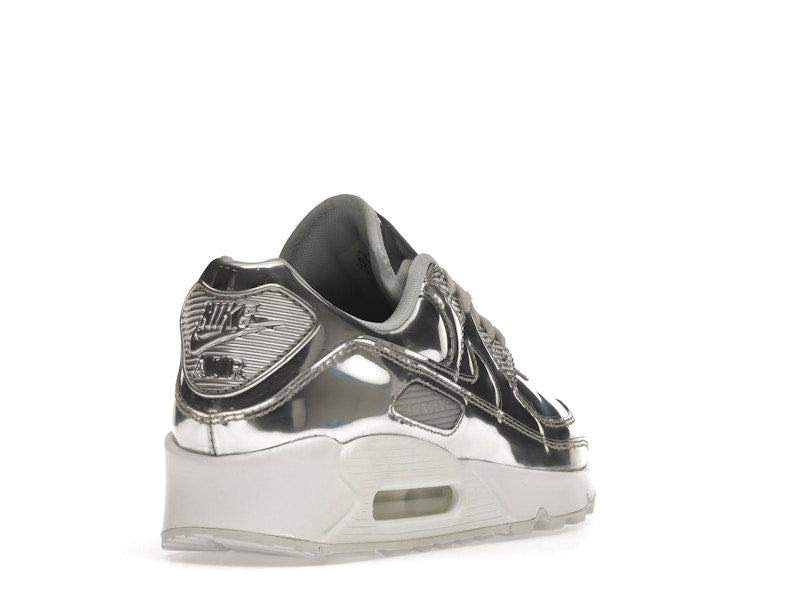 Nike Air Max 90 Metallic Silver 2020 (W) - Metallic Silver/Metallic Silver-White - CQ6639-001 - 31