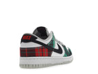 Nike Dunk Low Tartan Plaid - White/Black-White-University Red-Stadium Grey-Light Silver - DV0827-100 - 31
