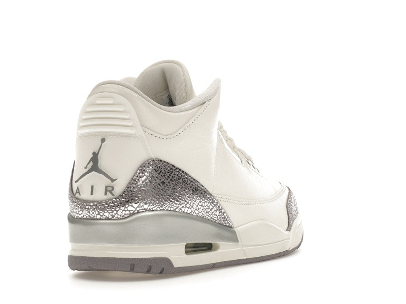 Air Jordan 3 Retro Sail Cement Grey, vista a 360 gradi 31 di 36