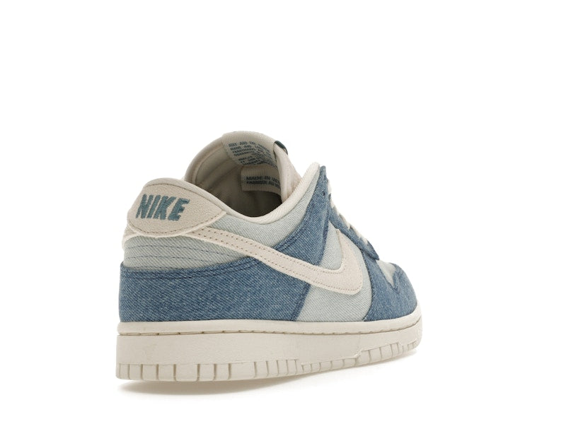 Nike Dunk Low Smokey Blue Denim (Women's), vista a 360 gradi 31 di 36