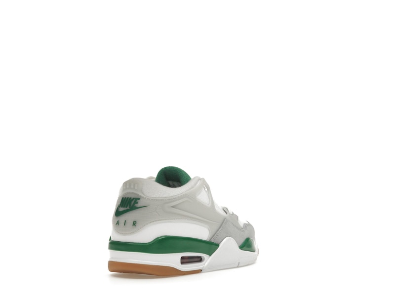 Air Jordan 4 Rm Pine Green (GS) - White/Pine Green/Neutral Grey/Wolf Grey/Varsity Red/Gum Dark Brown - FQ7938-103 - 31