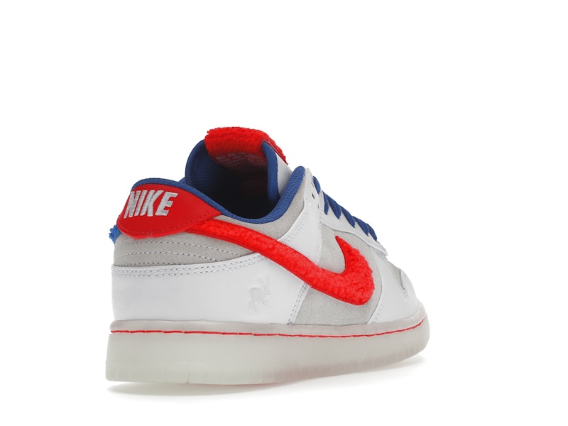 Nike Dunk Low Retro Prm Year Of The Rabbit White Crimson Varsity Royal - White/Crimson-Varsity Royal - FD4203-161 - 31