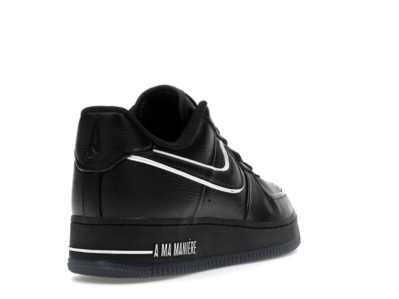 Nike Air Force 1 Low A Ma Maniere Hand Wash Cold Womens - Black/White/Black/Black - HF4084-001 - 31