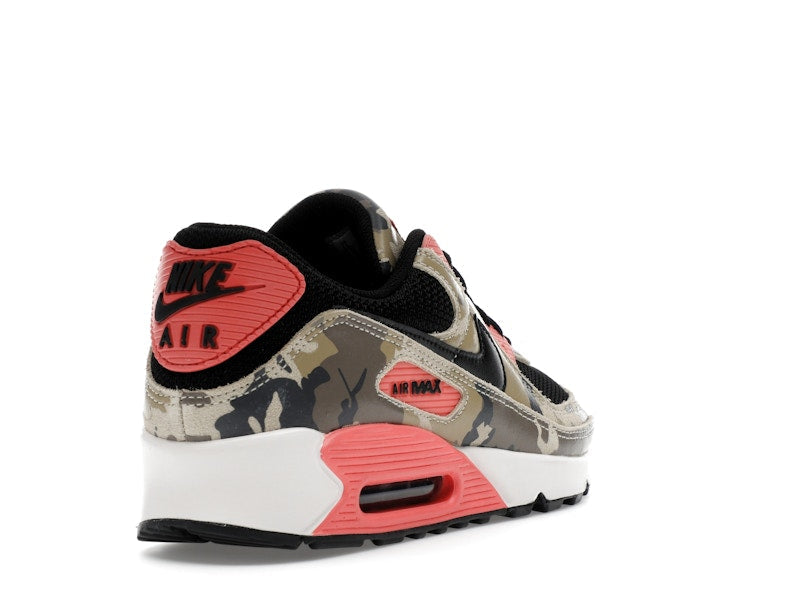 Nike Air Max 90 Premium Magic Ember Camo - Light Khaki/Black/Magic Ember/Mink Brown/Medium Ash/Parachute Beige - IF1721-200 - 31