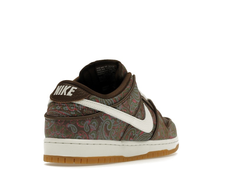 Nike Sb Dunk Low Pro Paisley Brown - Brown/Muli-Color-White-Gum - DH7534-200 - 31