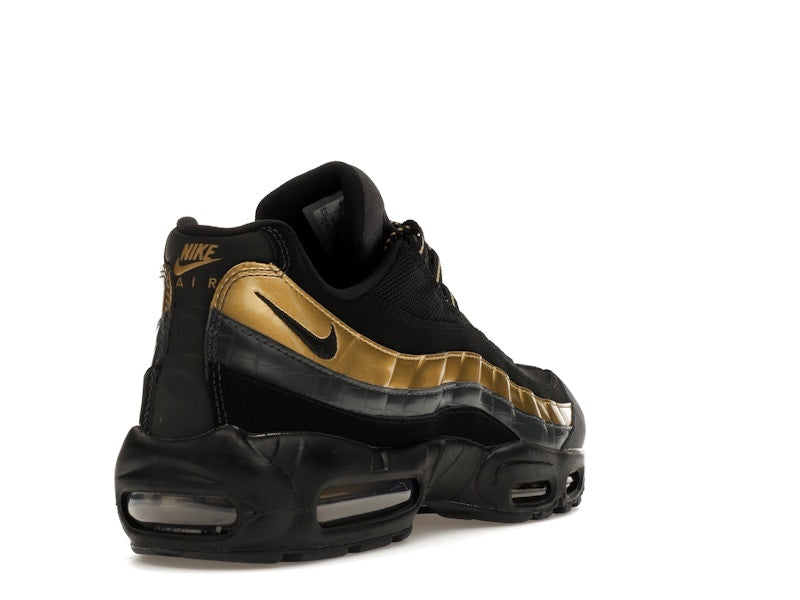 Nike Air Max 95 Black Metallic Gold - Black/Black-Metallic Gold-Anthracite - 538416-007 - 31