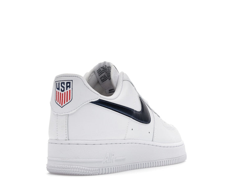 Nike Air Force 1 Low 07 Lv8 Team Usa World Cup - White/Midnight Navy/University Red/Metallic Gold - IQ0407-100 - 31
