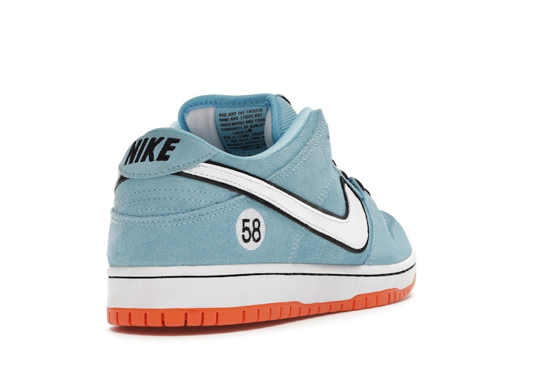 Nike Sb Dunk Low Club 58 Gulf - Blue Chill/Safety Orange-Black-White - BQ6817-401 - 31