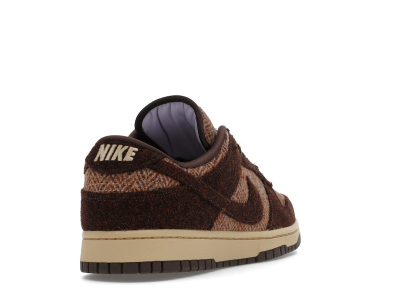 Nike Dunk Low Harris Tweed Sesame Womens - Sesame/Violet Mist/Baroque Brown - IO0052-200 - 31