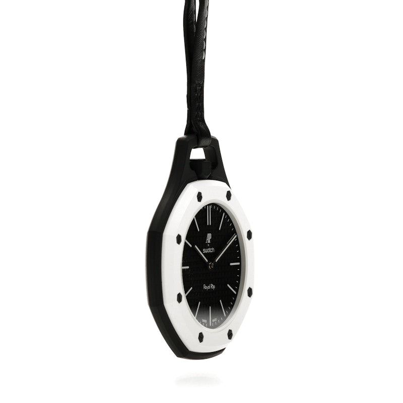 Swatch x Audemars Piguet AP Bioceramic Royal Pop Ocho Negro SSX03W101N, vista a 360 gradi 31 di 36