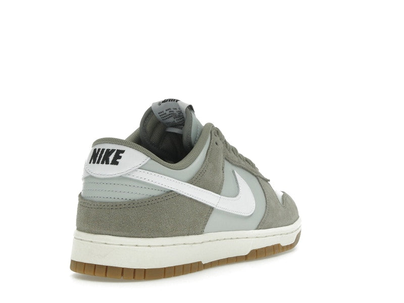 Nike Dunk Low Retro SE Light Silver Light Army Sail White, vista a 360 gradi 31 di 36