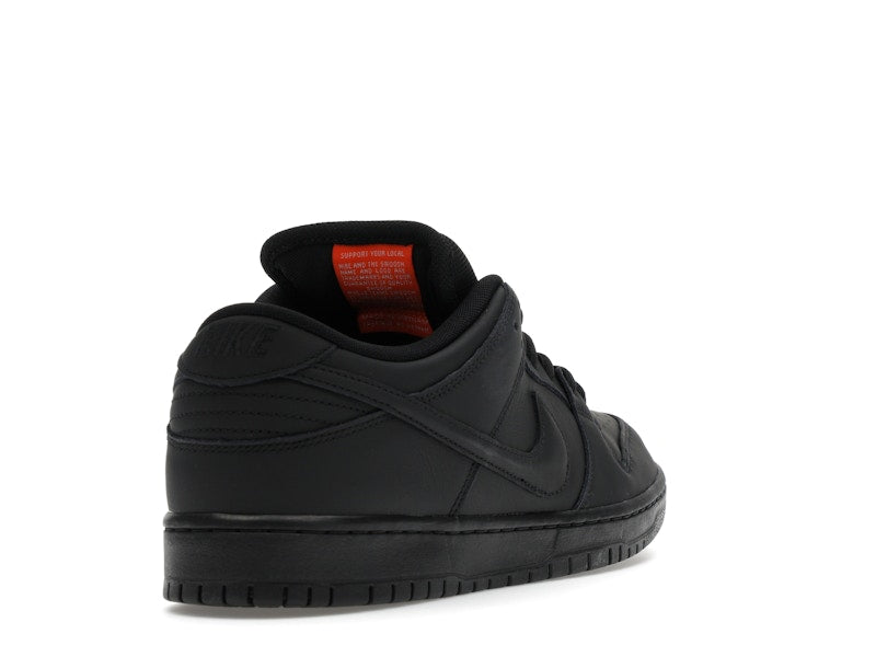 Nike Sb Dunk Low Pro Triple Black - Black/Anthracite/Safety Orange - FJ1674-001 - 31