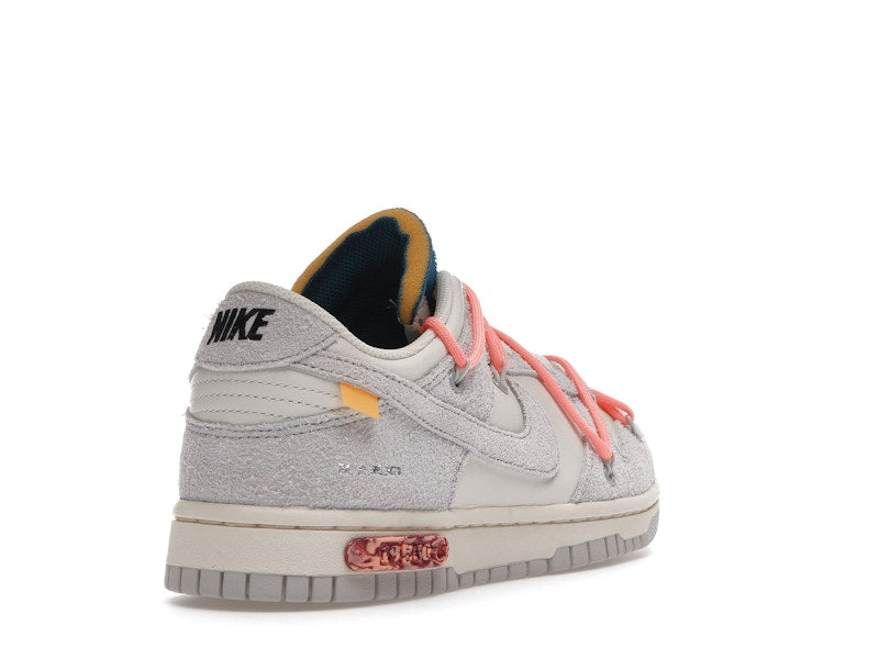 Nike Dunk Low Off White Lot 19 - Sail/Neutral Grey-Orange Pulse - DJ0950-119 - 31