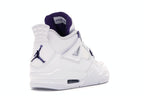 Air Jordan 4 Retro White Court Purple