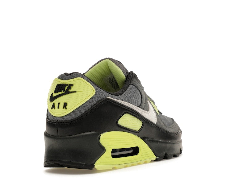 Nike Air Max 90 Smoke Grey Light Lemon Twist, vista a 360 gradi 31 di 36