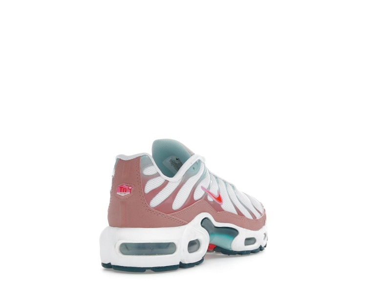 Nike Air Max Plus White Red Stardust Jade Ice Siren Red (GS), vista a 360 gradi 31 di 36