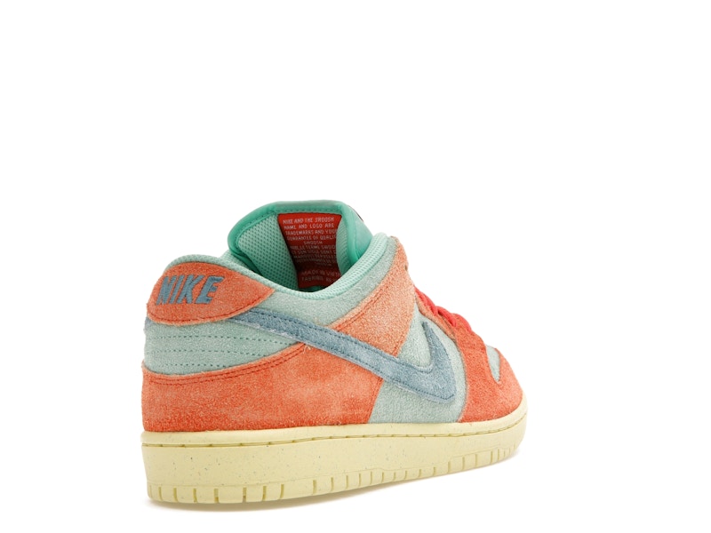 Nike Sb Dunk Low Orange Emerald Rise - Orange/Noise Aqua-Emerald Rise-Lemon Chiffon - DV5429-800 - 31