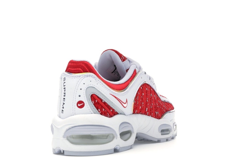 Nike Air Max Tailwind 4 Supreme White, vista a 360 gradi 31 di 36