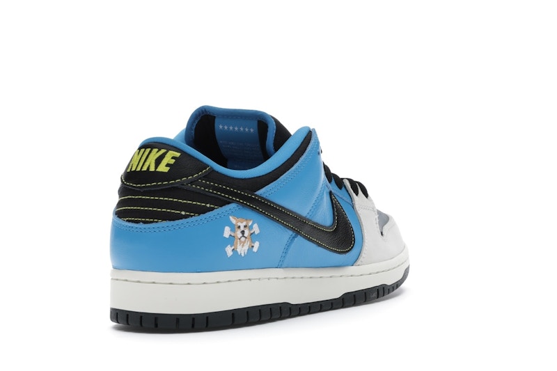 Nike SB Dunk Low Instant Skateboards - Blue Hero/Pale Ivory/Black - CZ5128-400 - 31