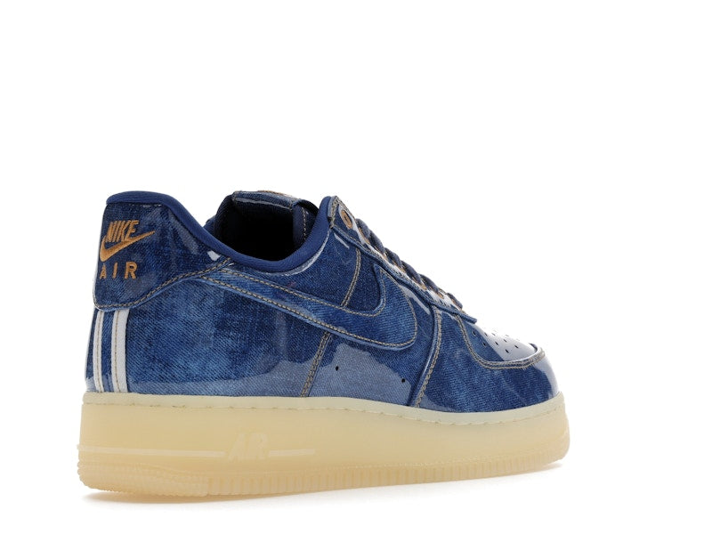 Nike Air Force 1 Low Patent Denim - Coastal Blue/Natural/Flax/Coastal Blue - IM5757-400 - 32