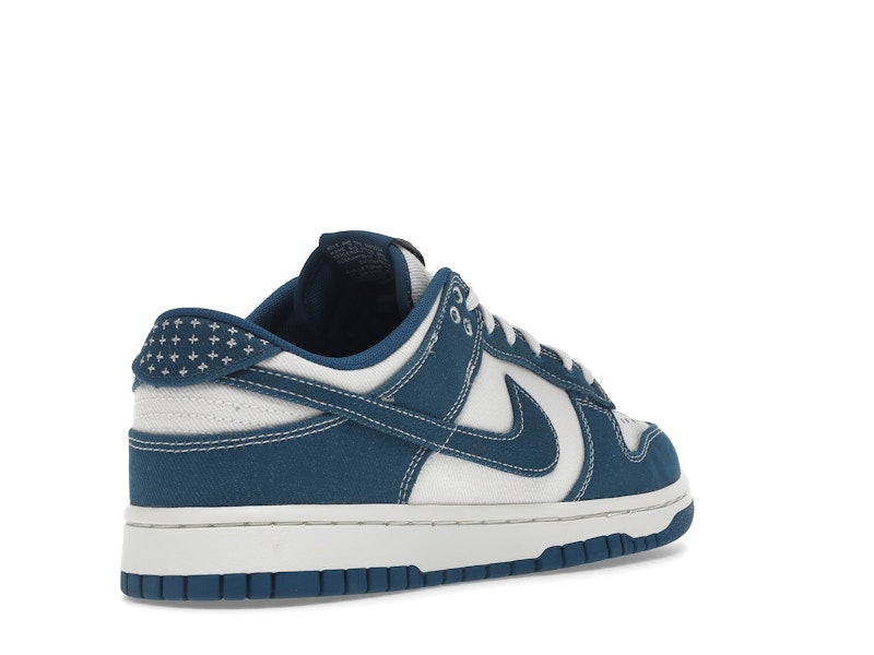 Nike Dunk Low Industrial Blue Sashiko - Summit White/Industrial Blue - DV0834-101 - 32