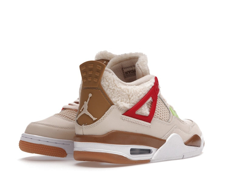 Air Jordan 4 Retro Where The Wild Things Are (GS) - Pearl White/Dark Driftwood-Gym Red - DH0572-264 - 32