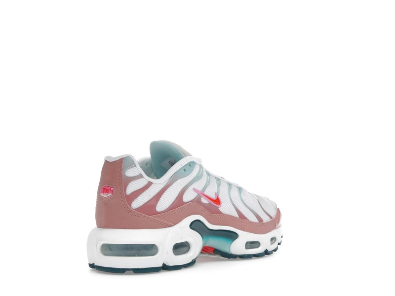 Nike Air Max Plus White Red Stardust Jade Ice Siren Red (GS), vista a 360 gradi 32 di 36