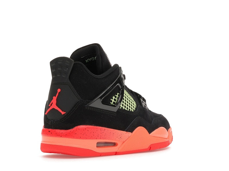 Air Jordan 4 Retro Black Infrared Barely Volt (GS) - Black/Infrared 23/Bright Mango/Barely Volt/White - II1271-001 - 32